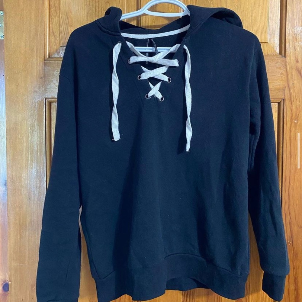 Black hoodie